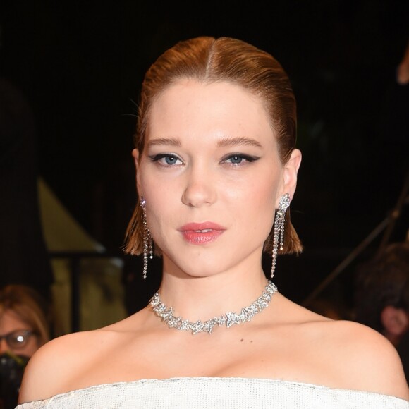 Léa Seydoux (robe Louis Vuitton) - Montée des marches du film " Under the Silver Lake " lors du 71ème Festival International du Film de Cannes. Le 15 mai 2018 © Giancarlo Gorassini / Bestimage