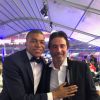 Exclusif - Kylian Mbappé et Richard Orlinski - 5ème dîner de gala de la fondation Paris Saint-Germain au parc des Princes à Paris, le 15 mai 2018. © Rachid Bellak/Bestimage