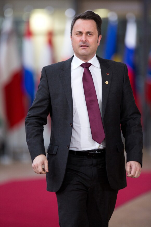 Le premier ministre luxembourgeois Xavier Bettel lors du deuxième jour du sommet européen à Bruxelles, Belgique, le 23 mars 2018.