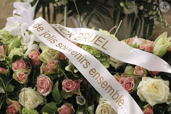 Obsèques de Maurane en l'église Notre-Dame des Grâces à Woluwe-Saint-Pierre en Belgique le 17 mai 2018.