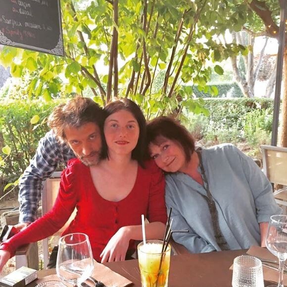 Maurane a partagé cette photo de sa fille et de son ex-mari sur Instagram. Octobre 2017