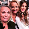 Valérie Damidot, Elodie Gossuin et Iris Mittenaere complices sur un tournage pour TF1, le 17 mai 2018.
