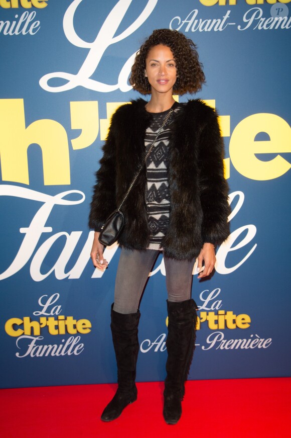 Noémie Lenoir à la première de "La Ch'tite Famille" au cinéma Gaumont-Opéra à Paris, le 14 février 2018. © Guirec Coadic/Bestimage