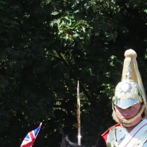 Le prince Harry et Meghan Markle, duc et duchesse de Sussex, ont effectué une procession dans le landau Ascot après leur mariage en la chapelle St George à Windsor le 19 mai 2018, à la rencontre du public dans toute la ville de Windsor et le long du Long Walk.