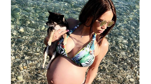 Manon Marsault, son accouchement imminent : Dernière photo enceinte en bikini