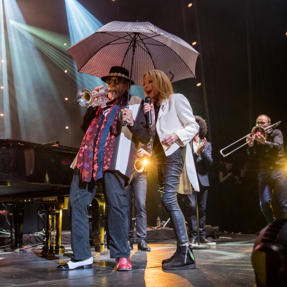Exclusif - Véronique Sanson en concert à l'Olympia. Le 23 décembre 2017 © Cyril Moreau / Bestimage 23/12/2017 - 