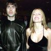 Liam Gallagher et Patsy Kensit (alors enceinte de Lennon) à Londres en 1999.