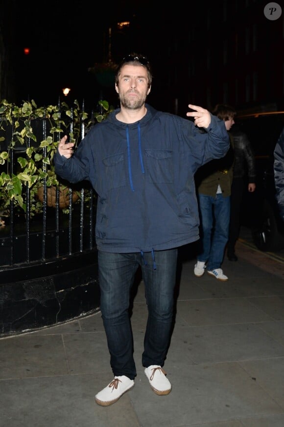 Liam Gallagher arrive au Chiltern Firehouse à Londres, Royaume Uni, le 22 mai 2018.