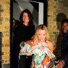 Amanda Holden - Les célébrités arrivent à l'anniversaire de Kylie Minogue (50 ans) à Londres, le 27 mai 2018.
