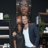 Exclusif - Hapsatou Sy et son compagnon Vincent Cerutti - La marque HapsatouSy ouvre sa première boite à beauté au centre commercial de Belle Epine à Thiais, France, le 26 mai 2018. © Coadic Guirec/Bestimage