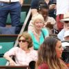 Marion Bartoli lors des internationaux de tennis de Roland Garros le 28 mai 2018. En atten­dant de redis­pu­ter des matchs, la spor­tive commente les rencontres pour Euro­sport à l'occa­sion du tour­noi de Roland-Garros. © Dominique Jacovides - Cyril Moreau / Bestimage