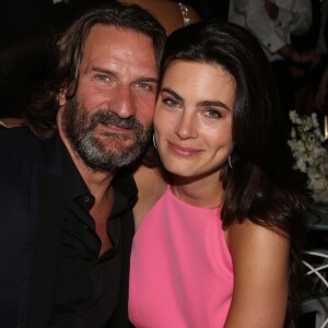 Exclusif - Frédéric Beigbeder et sa femme Lara Micheli lors de la soirée "Sandra and Co" pendant le 70 ème Festival International du film de Cannes, France, le 20 mai 2017. © Denis Guignebourg/Bestimage