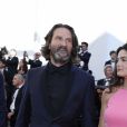 Frédéric Beigbeder et sa femme Lara Micheli - Montée des marches du film "120 battements par minute" lors du 70ème Festival International du Film de Cannes. Le 20 mai 2017. © Borde-Jacovides-Moreau/Bestimage