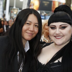 Beth Ditto et sa compagne Kristin à Cannes en 2012.