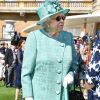 La reine Elizabeth II lors de la première garden aprty de l'année 2018 au palais de Buckingham à Londres le 15 mai 2018.