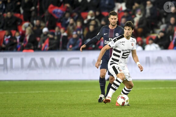 Yoann Gourcuff lors du match Psg-Rennes au Parc des Princes à Paris le 6 novembre 2016. © Pierre Perusseau/Bestimage
