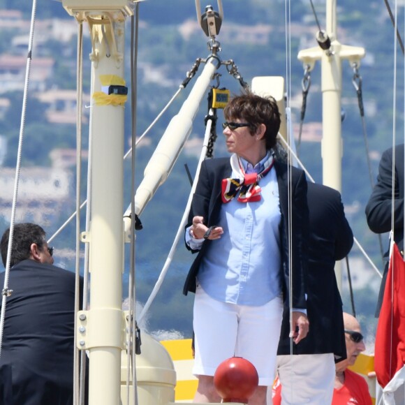 Le prince Albert II de Monaco - Départ du 1er Monaco Globe Series à Monaco le 3 juin 2018. © Bruno Bebert/Bestimage