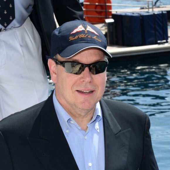 Le prince Albert II de Monaco - Départ du 1er Monaco Globe Series à Monaco le 3 juin 2018. © Bruno Bebert/Bestimage