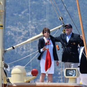 Le prince Albert II de Monaco - Départ du 1er Monaco Globe Series à Monaco le 3 juin 2018. © Bruno Bebert/Bestimage