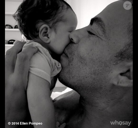 Ellen Pompeo a ajouté une photo de sa fille Sienna sur Instagram, le 2 octobre 2014