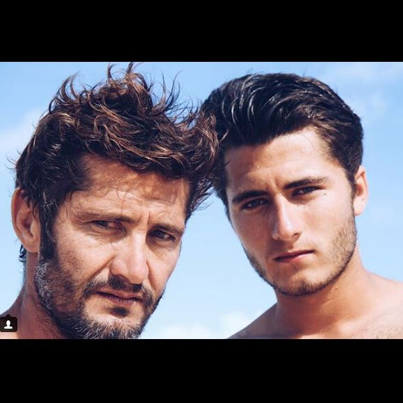 Bixente Lizarazu et son fils Tximista sur Instagram le 21 avril 2016.