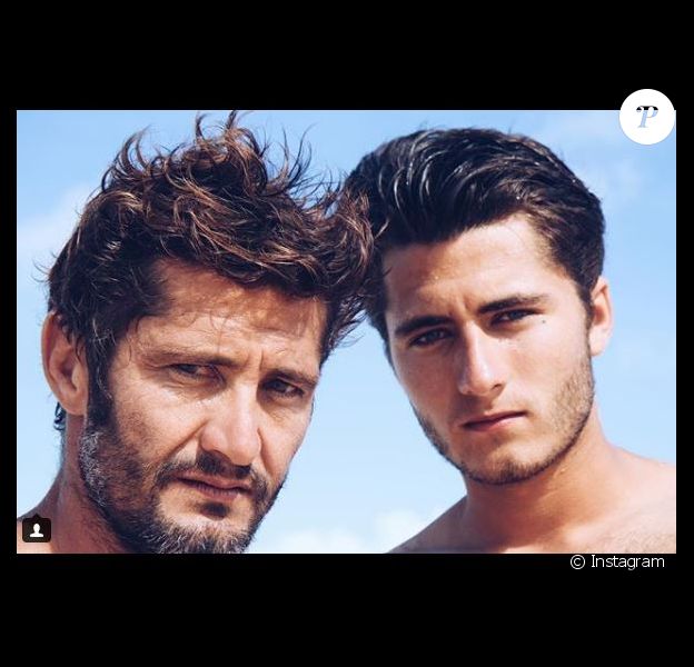 Bixente Lizarazu et son fils Tximista sur Instagram le 21 avril 2016.
