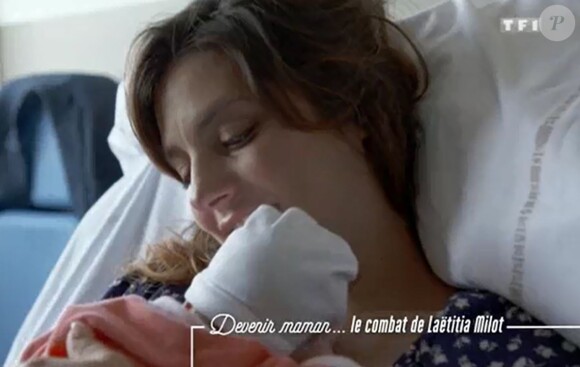 Laetitia Milot maman - documentaire : "Devenir maman : notre combat contre l'endométriose", TF1, 21 mai 2018