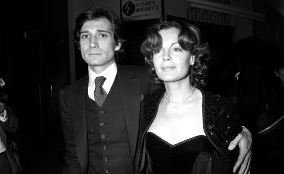 Daniel Biasini et Romy Schneider. Cérémonie des César en 1980.