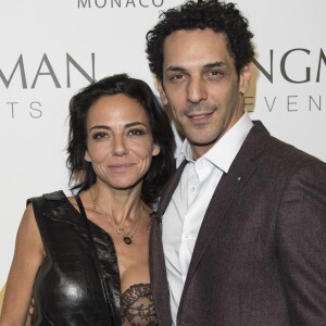 Tomer Sisley et sa femme Sandra Sisley - Couture Ball by Langman Events" Closing Fashion week en Présence de Madame A. Laffont aux platines au Mona Bismarck American Center à Paris , le 26 janvier 2018. © Pierre Perusseau/Bestimage
