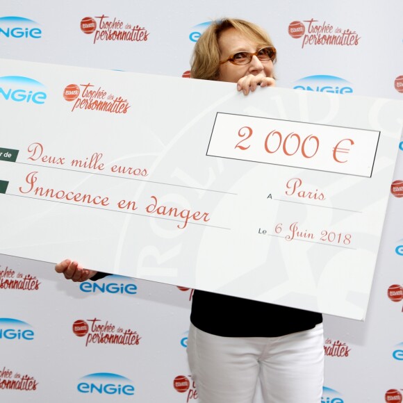 Exclusif - Nathalie Baye - 26ème édition du Trophée des personnalités en marge des Internationaux de Tennis de Roland Garros à Paris. Le 6 juin 2018. © Denis Guignebourg / Bestimage