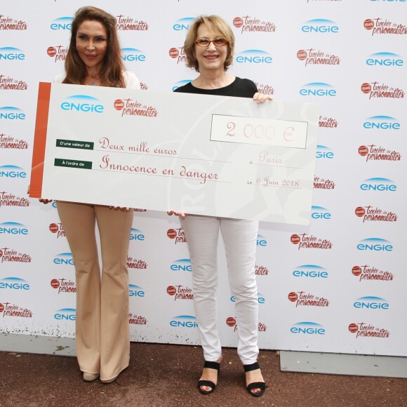 Exclusif - Nathalie Baye - 26ème édition du Trophée des personnalités en marge des Internationaux de Tennis de Roland Garros à Paris. Le 6 juin 2018. © Denis Guignebourg / Bestimage