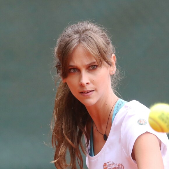 Exclusif - Ophélie Meunier - 26ème édition du Trophée des personnalités en marge des Internationaux de Tennis de Roland Garros à Paris. Le 6 juin 2018. © Denis Guignebourg / Bestimage