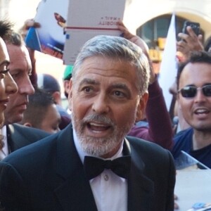 George Clooney et sa femme Amal Clooney Alamuddin arrivent à la soirée American Film Institute's 46th Life Achievement Award au théâtre Dolby à Hollywood, le 7 juin 2018