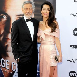 George Clooney, Amal Clooney lors du 46e AFI Life Achievement Award Gala Tribute honoring George Clooney au Dolby Theatre, Los Angeles, le 7 juin 2018.