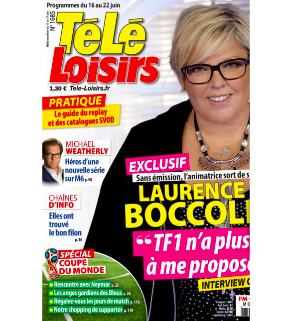 Télé Loisirs, juin 2018.