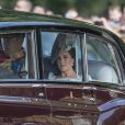 Le prince William, duc de Cambridge, et Catherine (Kate) Middleton, duchesse de Cambridge - Les membres de la famille royale britannique lors du rassemblement militaire "Trooping the Colour" (le "salut aux couleurs"), célébrant l'anniversaire officiel du souverain britannique. Cette parade a lieu à Horse Guards Parade, chaque année au cours du deuxième samedi du mois de juin. Londres, le 9 juin 2018.