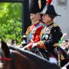 La princesse Anne - Les membres de la famille royale britannique lors du rassemblement militaire "Trooping the Colour" (le "salut aux couleurs"), célébrant l'anniversaire officiel du souverain britannique. Cette parade a lieu à Horse Guards Parade, chaque année au cours du deuxième samedi du mois de juin. Londres, le 9 juin 2018.