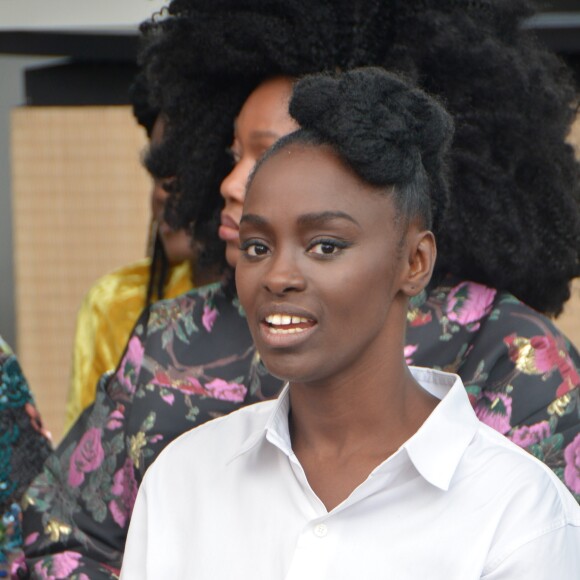 Exclusif - Aïssa Maïga - Conférence de presse du collectif DiasporAct dans le cadre de la promotion du livre "Noire n'est pas mon métier" sur la Terrasse Unifrance lors du 71ème Festival International de Cannes le 17 mai 2018. © CVS-Veeren/Bestimage