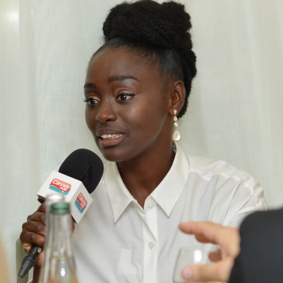 Exclusif - Aïssa Maïga - Le collectif DiasporAct En interview à radio Cannes à l'hôtel Gray d'Albion à Cannes, le 16 mai 2018 © CVS / Bestimage