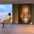 Aïssa Maïga sur le plateau de l'émission "Thé ou Café" sur France 2 le 9 juin 2018. Lors de son entretien, l'actrice a évoqué l'assassinat de son papa à la fin des années 1980 et la disparition de son frère, mort d'une leucémie à l'adolescence.