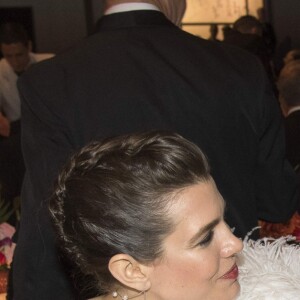 Charlotte Casiraghi et son compagnon Dimitri Rassam - 64ème Bal de la Rose sur le thème de Manhattan, imaginé par K.Lagerfeld, au profit de la Fondation Princesse Grace, dans la Salle des Etoiles au Sporting Monte Carlo à Monaco. Le 24 mars 2018 © Pierre Villard / Palais Princier / SBM via Bestimage