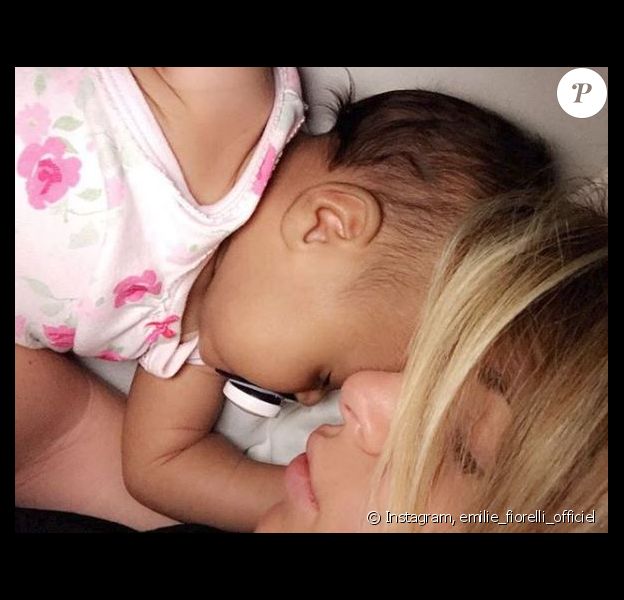 Emilie Fiorelli et sa fille Louna - Instagram, 10 juin 2018