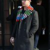 Le DJ Diplo (Thomas Wesley Pentz) à la sortie de l'hôtel Bowery à New York City, New York, Etats-Unis, le 21 novembre 2017.
