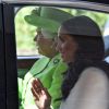 Meghan Markle, duchesse de Sussex, effectue son premier déplacement officiel avec la reine Elisabeth II d'Angleterre, lors de leur visite à Chester. Le 14 juin 2018
