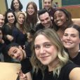 Lauren Collins et les acteurs de la série Degrassi (Degrassi: The Next Generation). Juin 2018.
