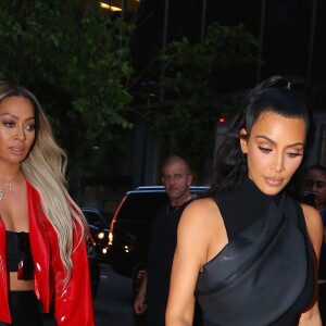 Kim Kardashian et La La Anthony se rendent à un dîner à New York le 14 juin 2018.