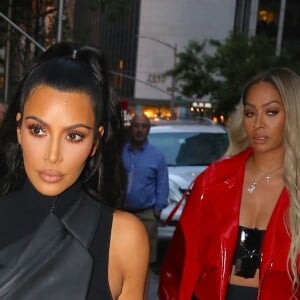 Kim Kardashian et La La Anthony se rendent à un dîner à New York le 14 juin 2018.