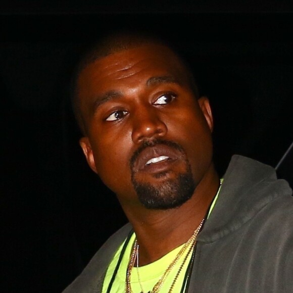 Kim Kardashian, Kanye West, La La Anthony et Jonathan Cheban à la recherche de leur soirée à Los Angeles, Californie, Etats-Unis, le 14 juin 2018.