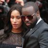Maître Gims et sa femme DemDem - Montée des marches du film "The BFG" ("Le BGG Le Bon Gros Géant") lors du 69ème Festival International du Film de Cannes. Le 14 mai 2016.