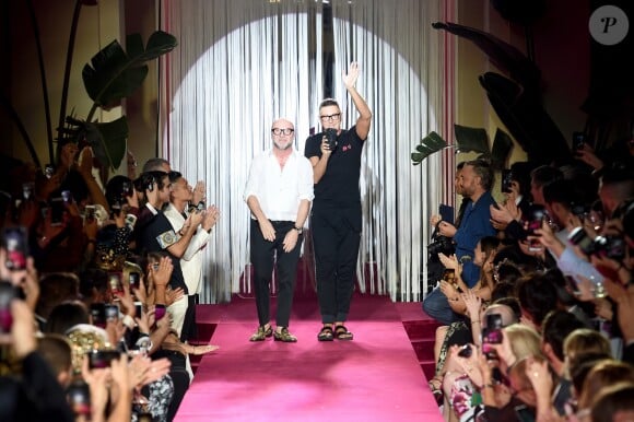 Défilé Dolce & Gabbana The Secret pendant la Fashion Week Printemps / Été 2019 homme de Milan, Italie, le 16 juin 2018.